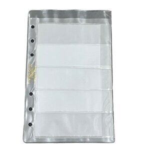 Franklin Covey 200866 Clear 4 Slot Flip Business Card Holder Pages Compact Plann